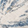 Teppich Valley Grau Blau Abstrakt Glass