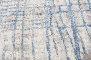 Teppich Valley Grau Blau Abstrakt Linien