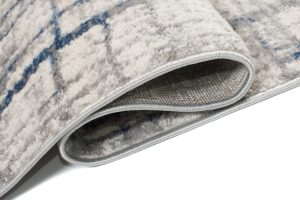 Teppich Valley Grau Blau Abstrakt Linien