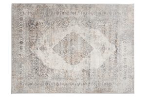 Teppich Valley Grau Fuchsrot Vintage Ornamente