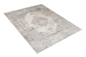 Teppich Valley Grau Fuchsrot Vintage Ornamente