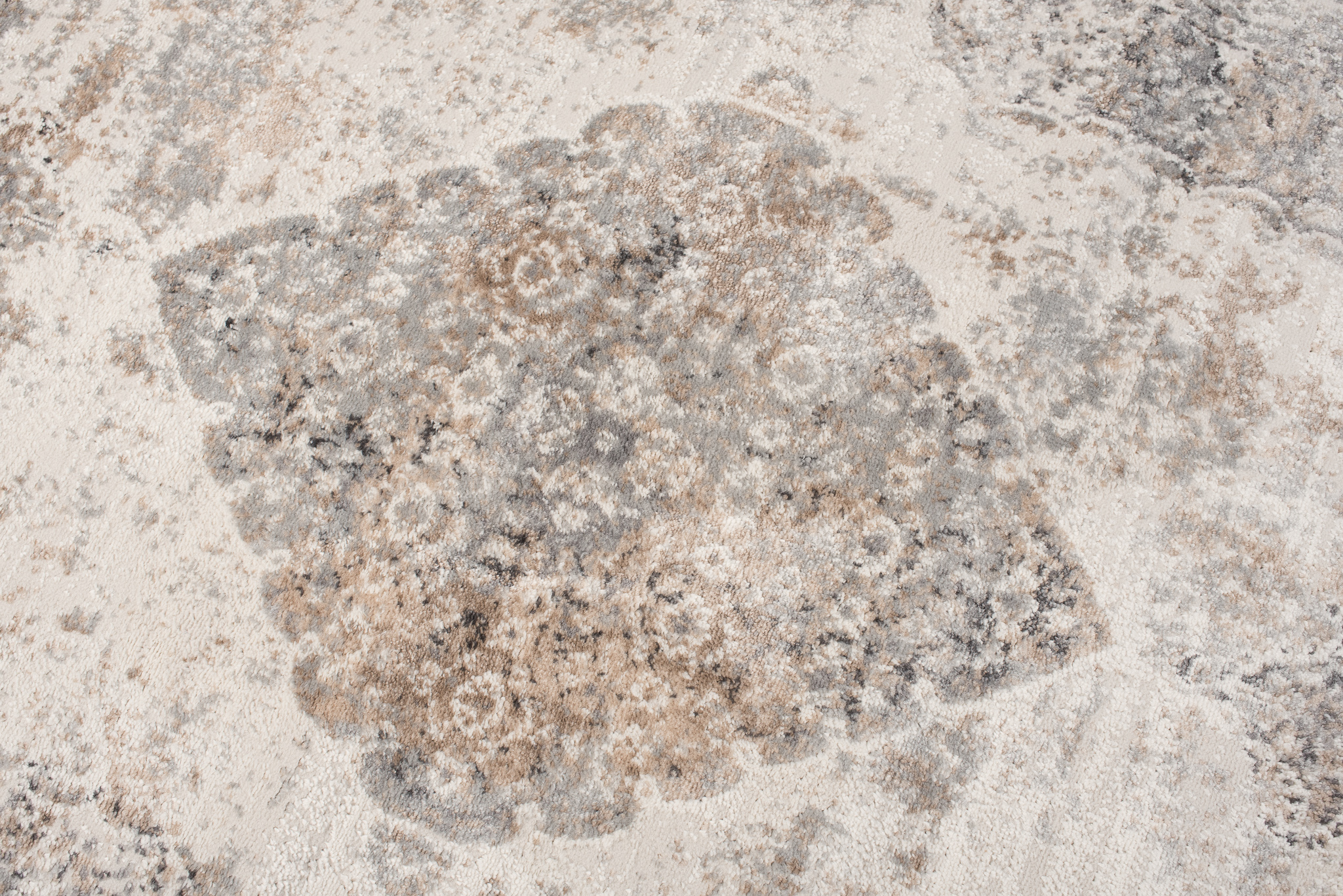 Teppich Valley Grau Fuchsrot Vintage Ornamente