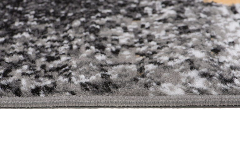 Teppich Maya Grau Gelb Verwischt