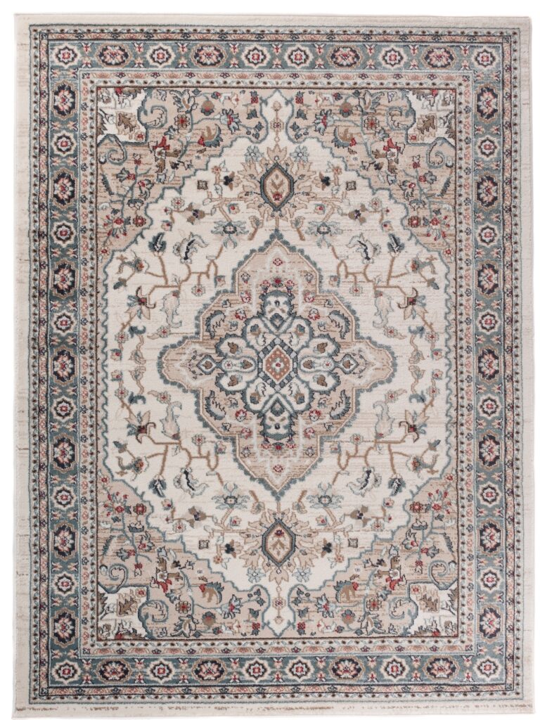 Teppich Colorado Traditionell Creme Beige Ornament