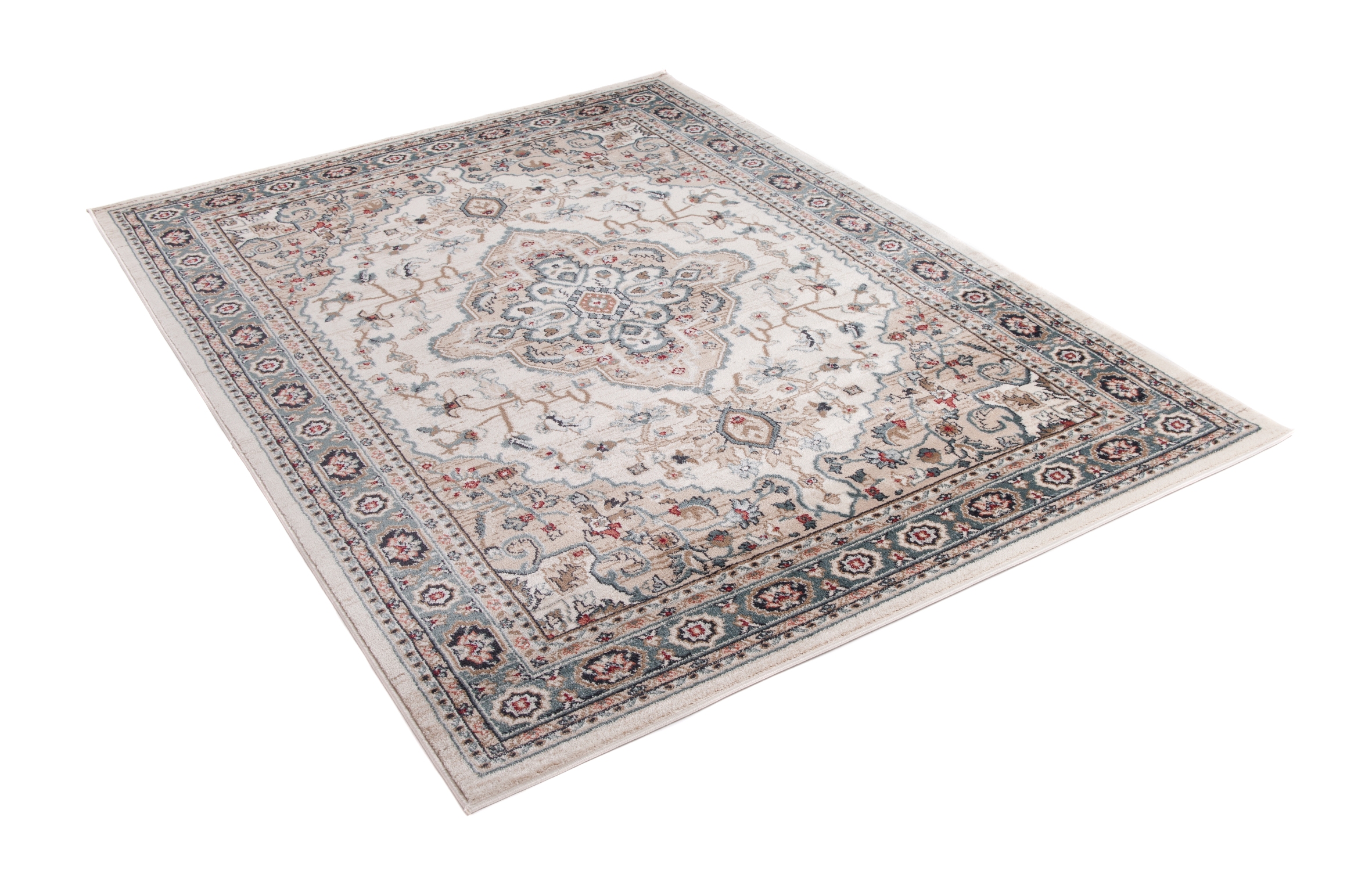 Teppich Colorado Traditionell Creme Beige Ornament