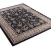 Teppich Colorado Traditioneller Schwarz Creme Floral