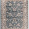 Teppich Colorado Klassisch Blau Beige Ornament