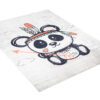 Teppich Emma Kinderzimmer Grau Meliert Panda