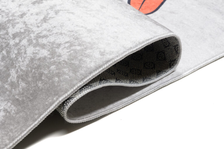 Teppich Emma Kinderzimmer Grau Meliert Panda