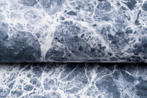 Teppich Toscana Grau Dunkelblau Hell Marmor