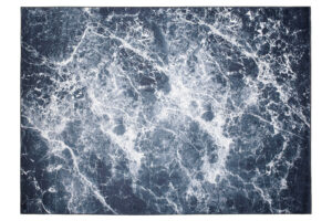 Teppich Toscana Grau Dunkelblau Hell Marmor