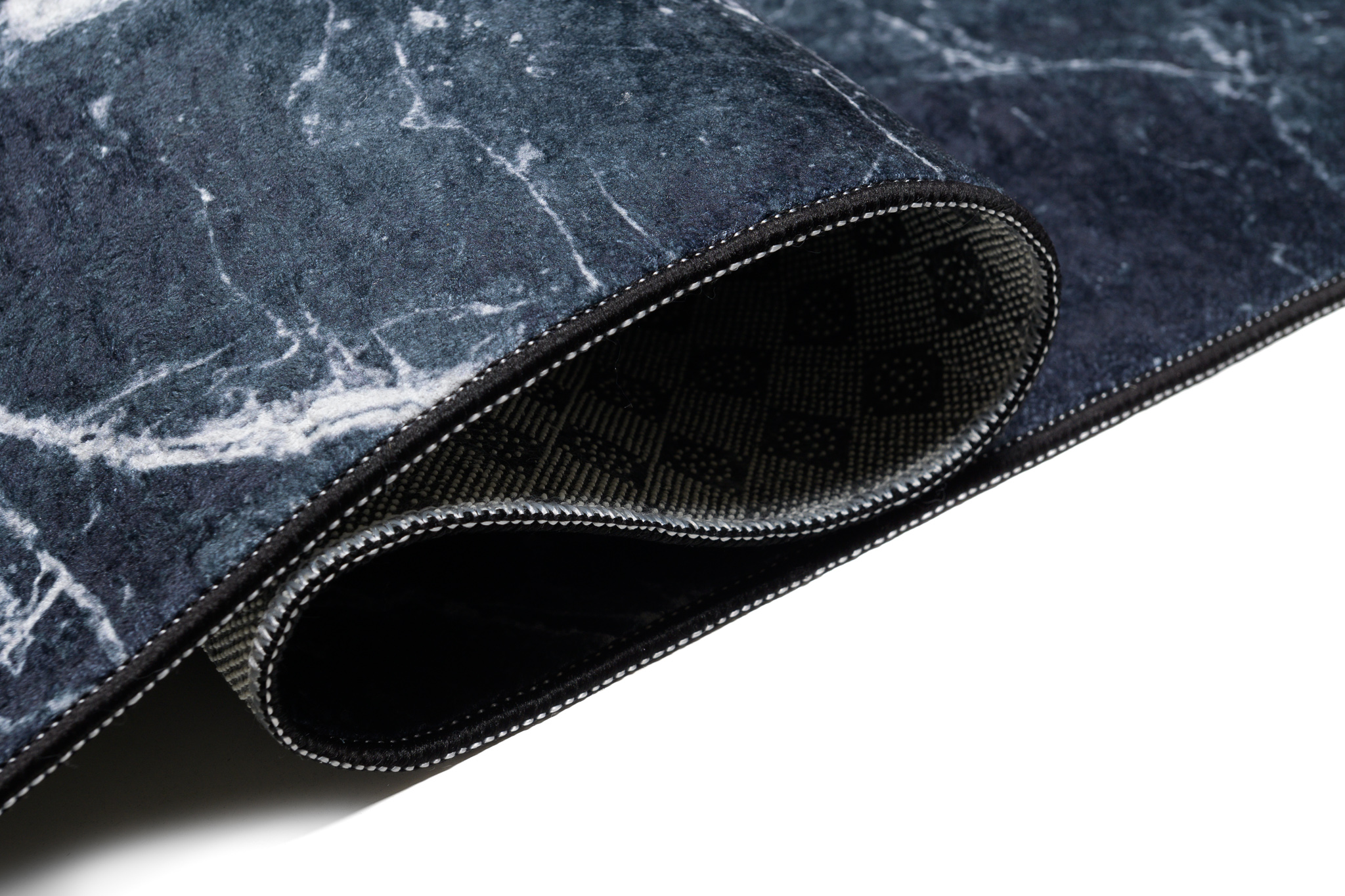 Teppich Toscana Grau Dunkelblau Hell Marmor