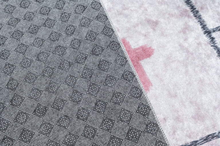 Teppich Emma Kinderzimmer Rosa Hasen Himmel und Hölle