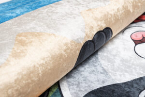 Teppich Emma Rutschfest Waschbar Panda Pirat