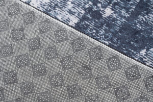 Teppich Toscana Meliert Grau Blau Anti-Rutsch