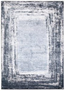 Teppich Toscana Meliert Grau Blau Anti-Rutsch