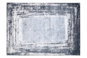 Teppich Toscana Meliert Grau Blau Anti-Rutsch