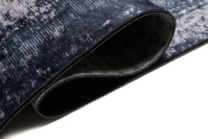 Teppich Toscana Meliert Grau Blau Anti-Rutsch