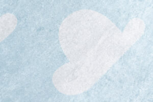 Teppich Emma Kinderzimmer Hellblau Wolken Rutschfest