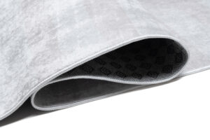 Teppich Emma Kinderzimmer Grau Bär Katze Rutschfest