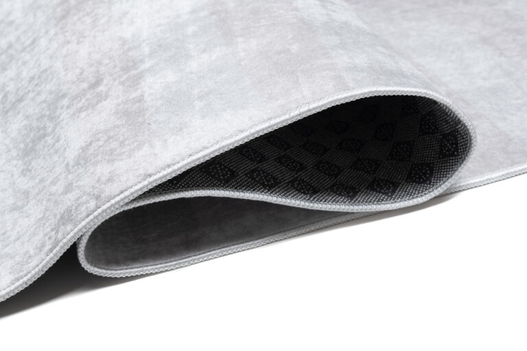 Teppich Emma Kinderzimmer Grau Bär Katze Rutschfest