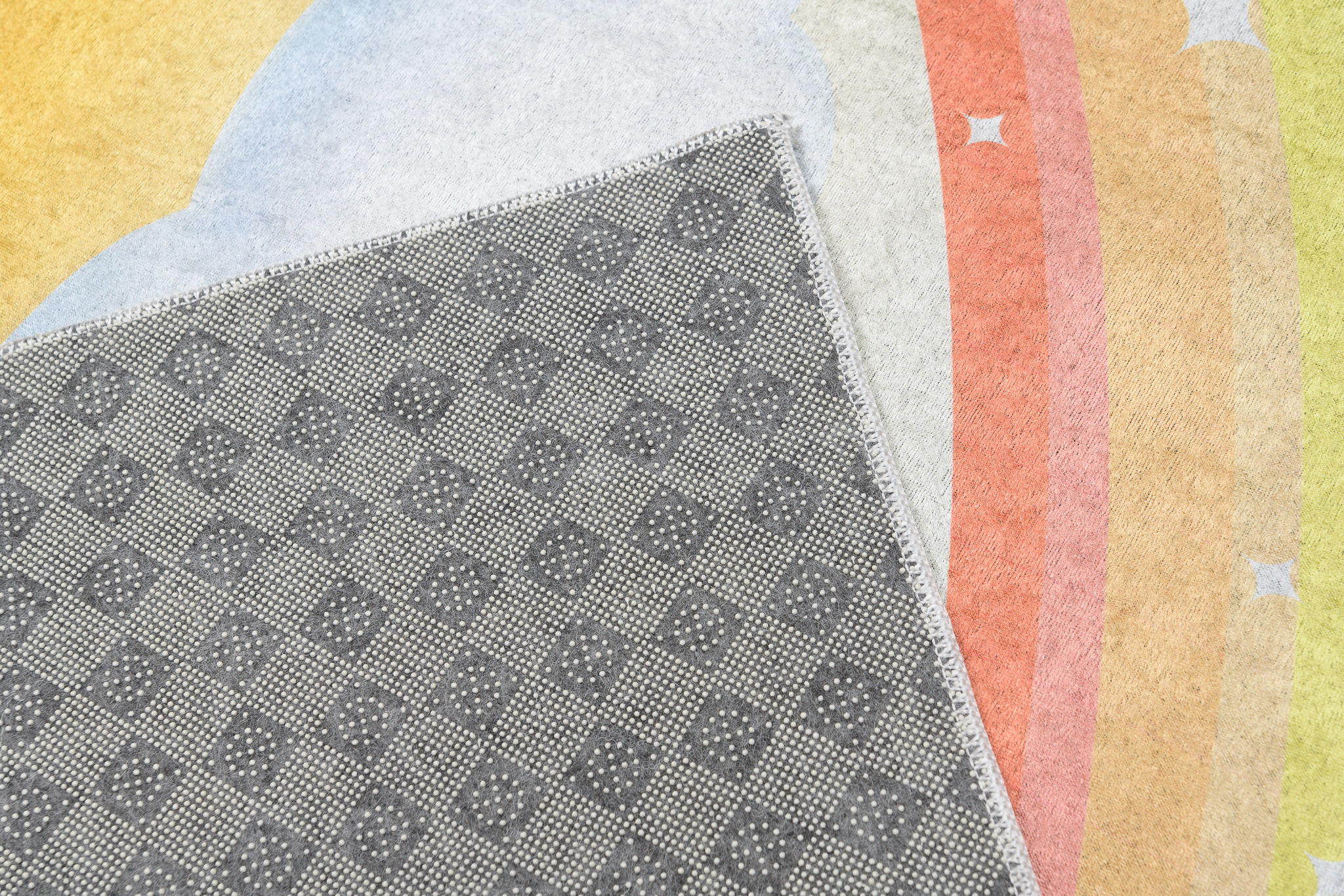 Teppich Emma Kinderzimmer Bunt Schloss Hell