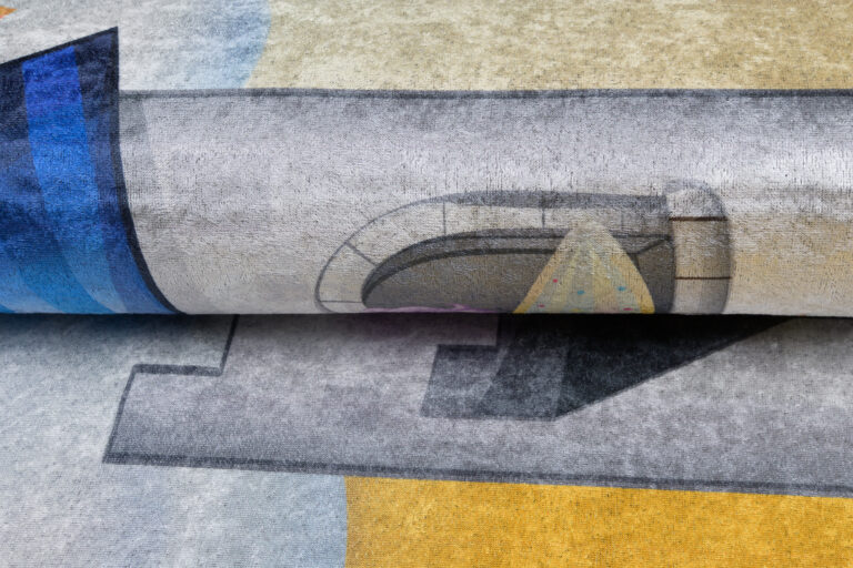 Teppich Emma Kinderzimmer Bunt Schloss Hell