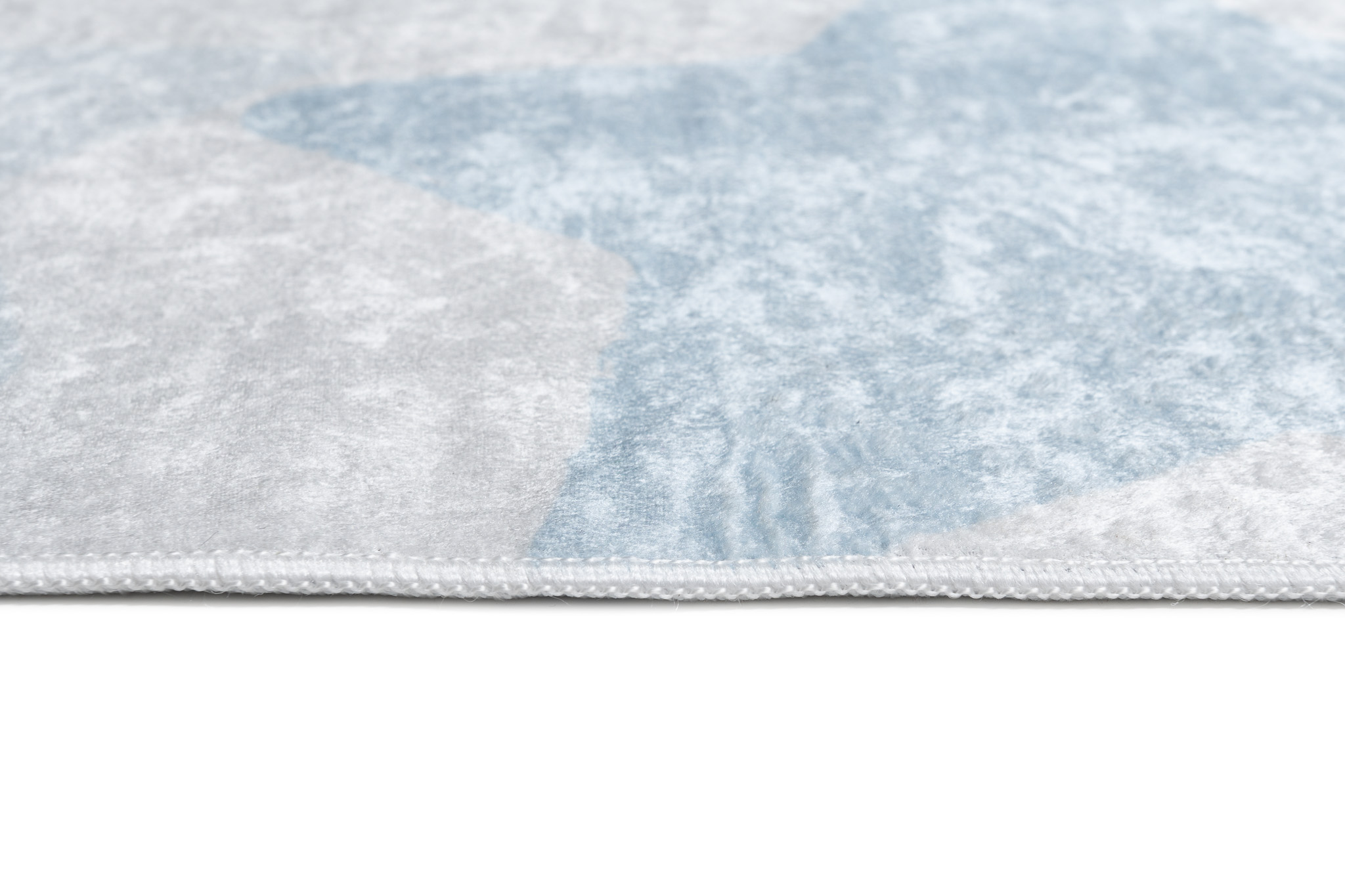 Teppich Emma Kinderzimmer Hellblau Sterne Rutschfest