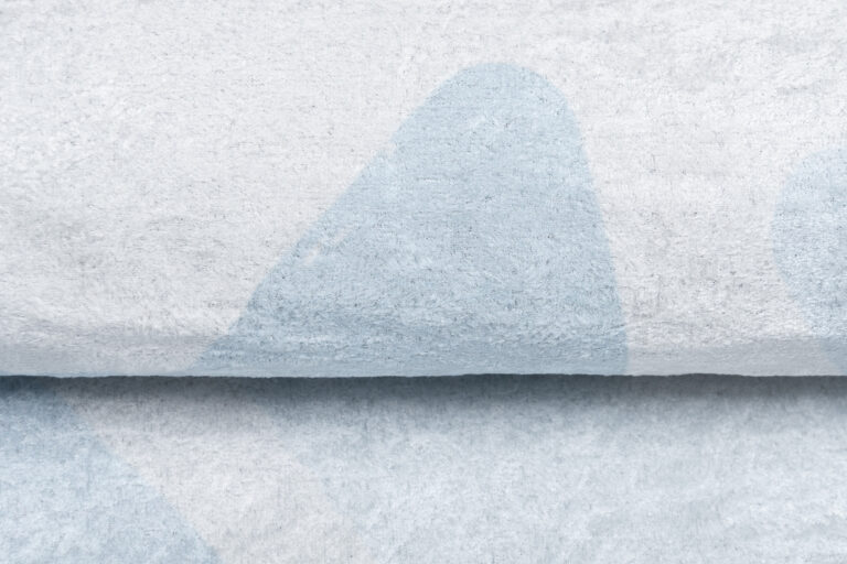 Teppich Emma Kinderzimmer Hellblau Sterne Rutschfest