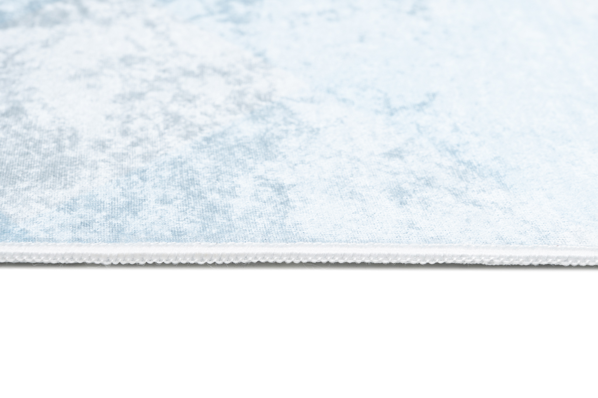 Teppich Emma Rutschfest Waschbar Blau Panda