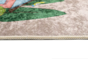 Teppich Emma Kinderzimmer Creme Pastellfarben Stadt