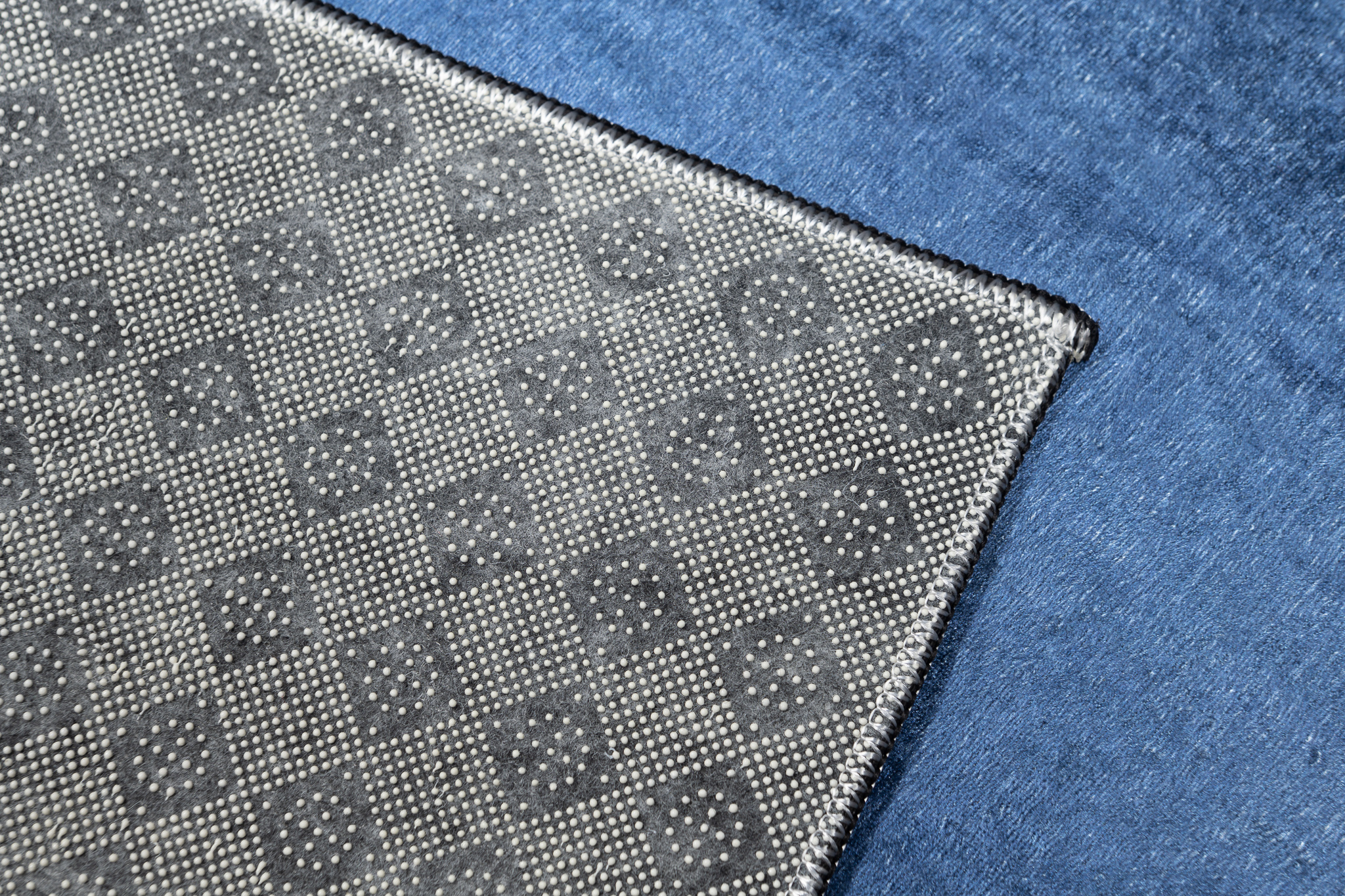 Teppich Emma Rutschfest Waschbar Marineblau Game Over