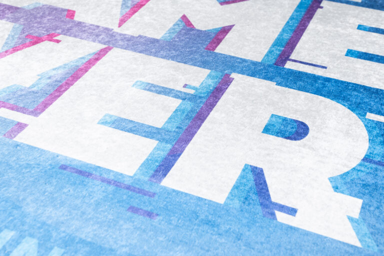 Teppich Emma Rutschfest Waschbar Marineblau Game Over