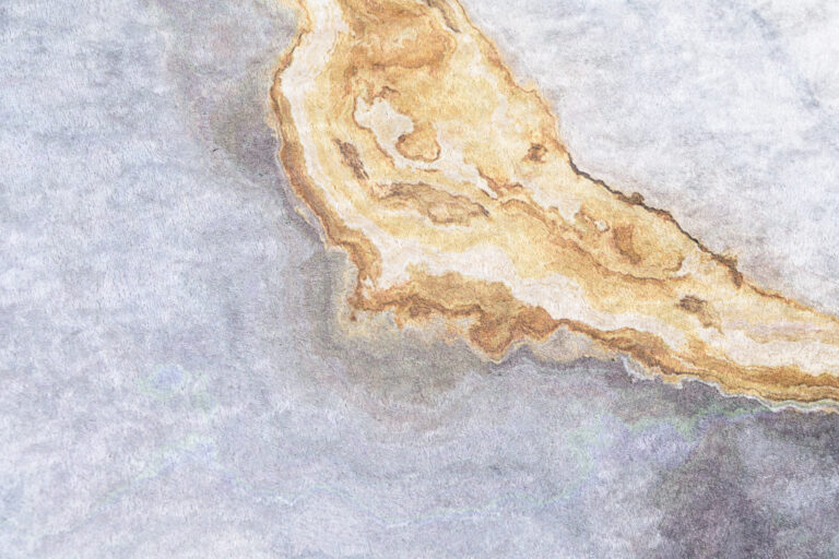 Teppich Toscana Modern Grau Golden Abstrakt