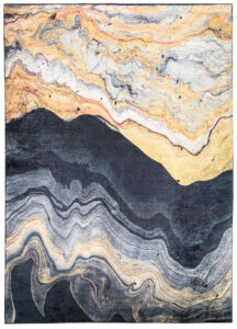 Teppich Toscana Grau Golden Achat Anti-Rutsch