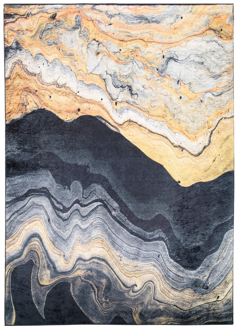 Teppich Toscana Grau Golden Achat Anti-Rutsch