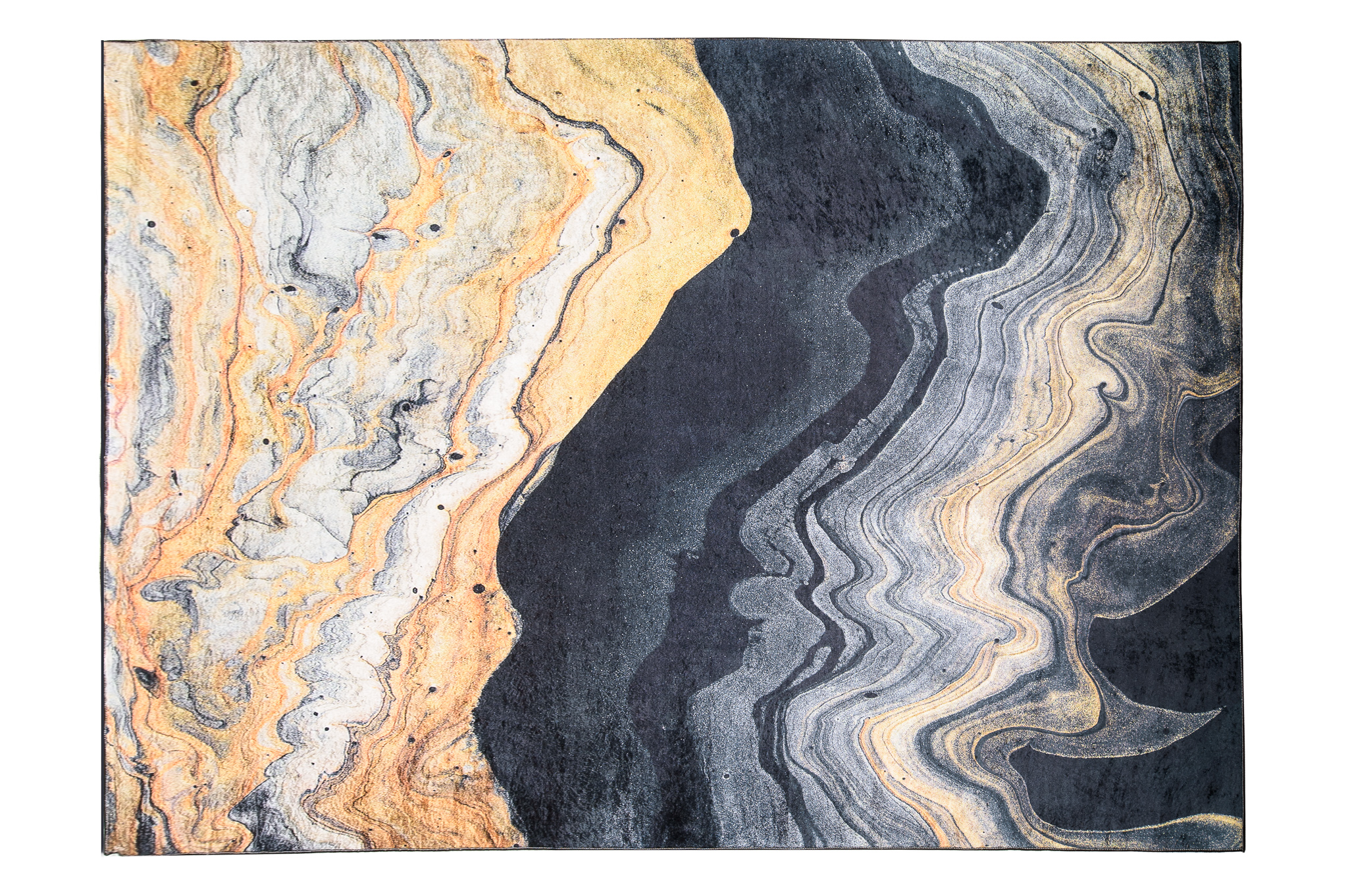 Teppich Toscana Grau Golden Achat Anti-Rutsch