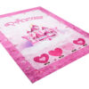 Teppich Emma Kinderzimmer Rosa Schloss Prinzessin Rutschfest