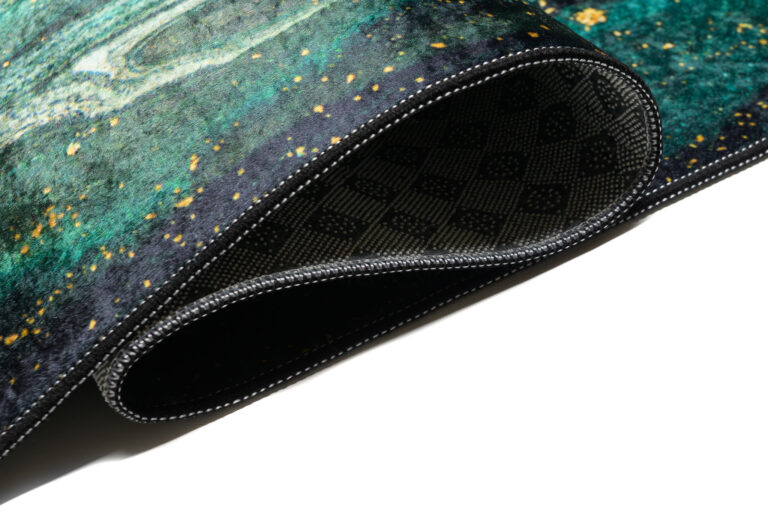 Teppich Toscana Smaragd Golden Anti-Rutsch