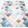 Teppich Toscana Geometrisch Quadrate Pastellfarben