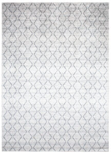 Teppich Toscana Geometrisch Grau Marineblau Zickzack