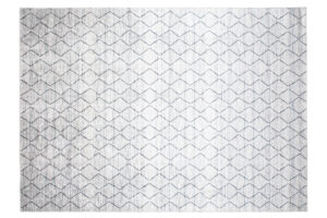 Teppich Toscana Geometrisch Grau Marineblau Zickzack