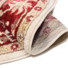 Teppich Rivoli Rund Creme Rot Klassisch