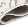 Teppich Hera Creme Grau Beige Wellen 3D-Effekt