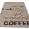 Teppich Melissa Braun Schwarz Kaffee Indoor Outdoor