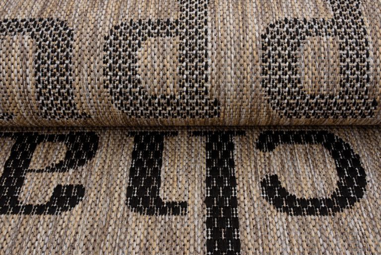 Teppich Melissa Braun Schwarz Kaffee Indoor Outdoor