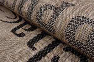 Teppich Melissa Braun Schwarz Kaffee Indoor Outdoor