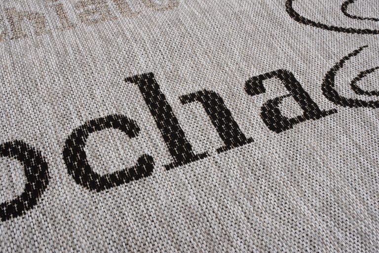 Teppich Melissa Grau Schwarz Kaffee Indoor Outdoor