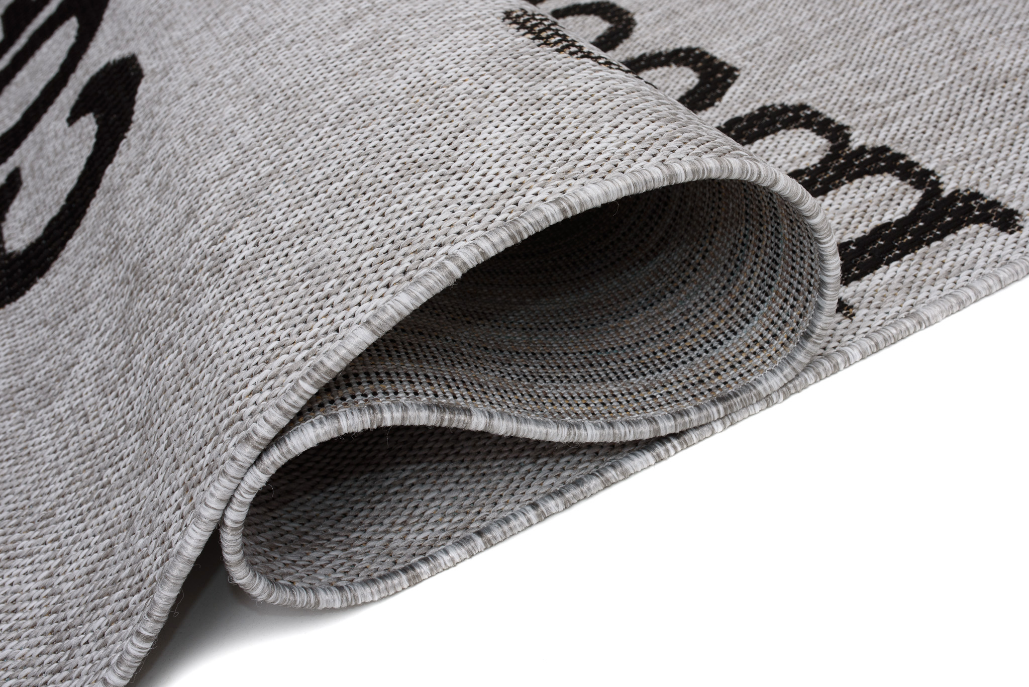 Teppich Melissa Grau Schwarz Kaffee Indoor Outdoor