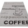 Teppich Melissa Grau Schwarz Kaffee Indoor Outdoor